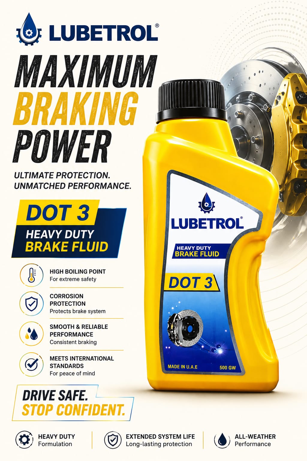 BRAKE OIL DOT3-500ML