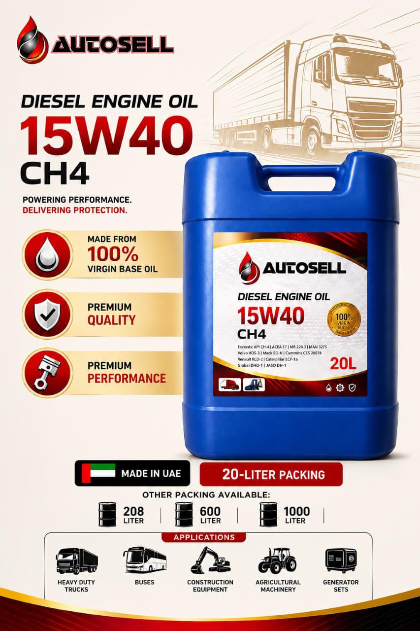 Diesel Engine Oil 15W-40 (20 Litres)